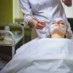 Процедура ухода за лицом в санатории «Карпаты» в Трускавце