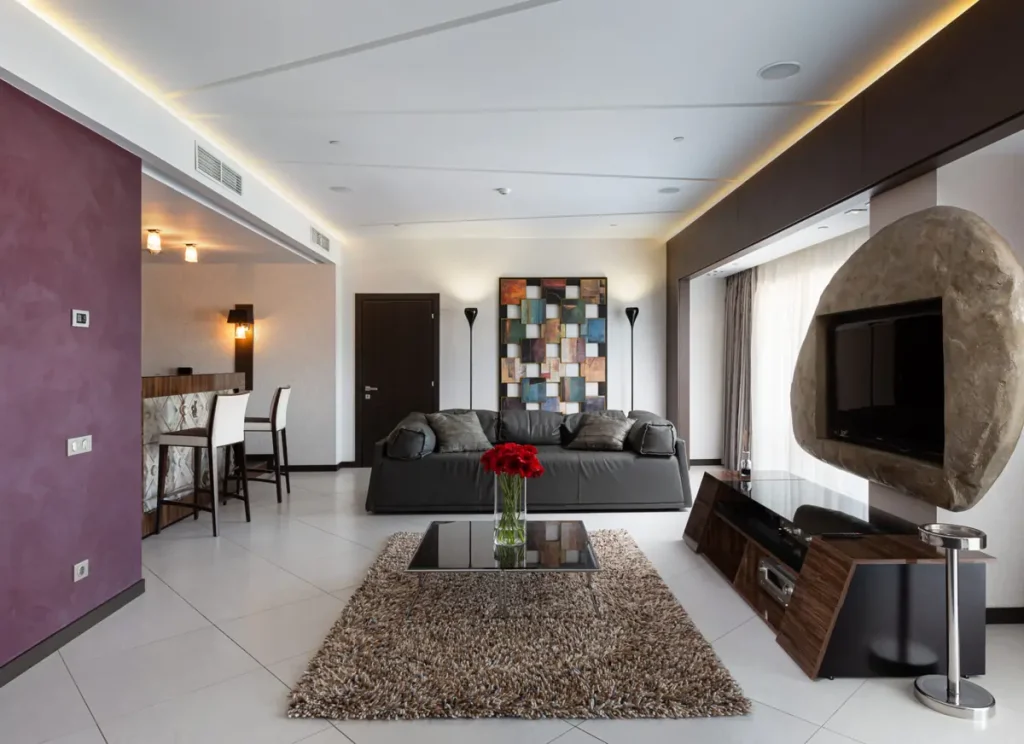 Вітальня номера Miracle Suite у санаторії «Mirotel Resort & SPA» в Трускавці