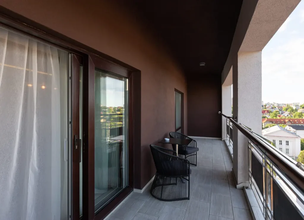 Балкон номера Miracle Suite у санаторії «Mirotel Resort & SPA» в Трускавці