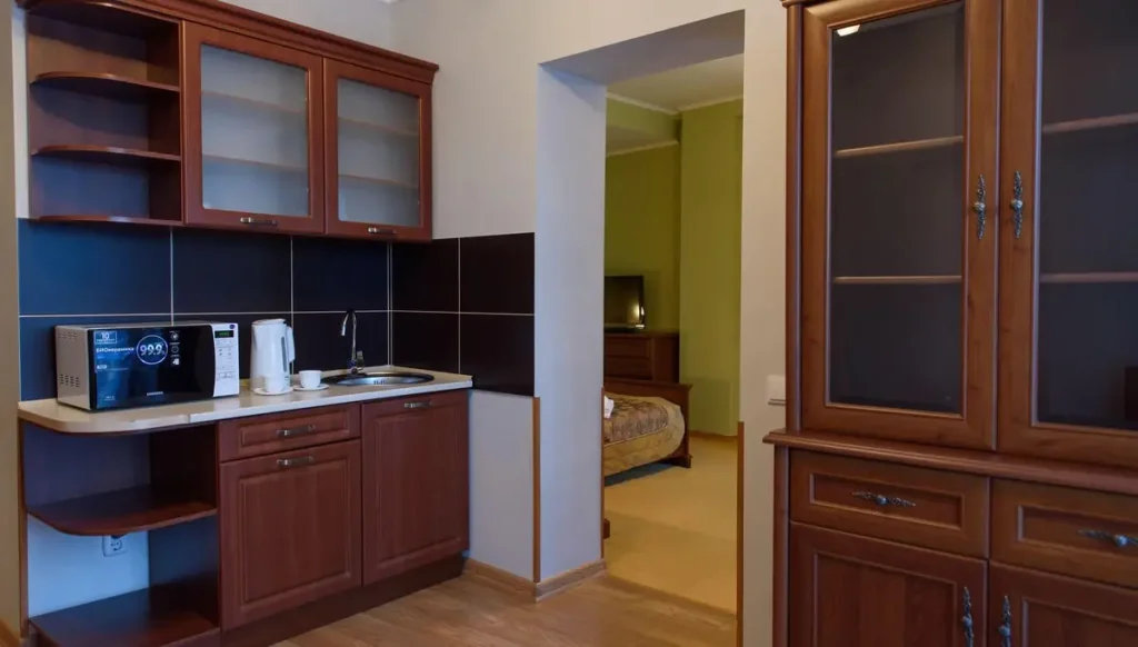 Загальний вигляд номера Comfort apart у санаторії «Шале-Грааль» в Трускавці