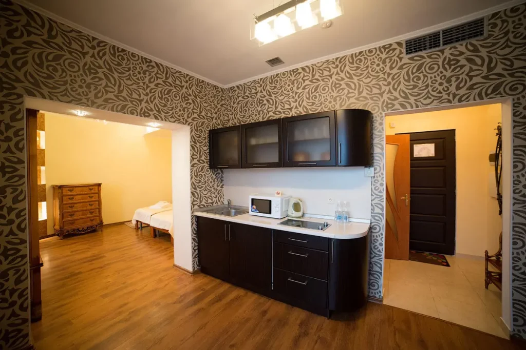 Загальний вигляд номера Comfort apart у санаторії «Шале-Грааль» в Трускавці