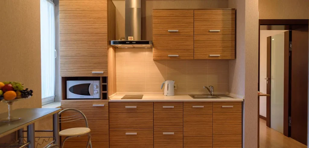 Кухня номера Junior suite apart у санаторії «Шале-Грааль» в Трускавці
