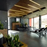 SPA-зона з лежаками та джакузі у готелі Раймонд у Трускавці