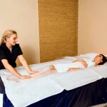 Масаж ніг у SPA курортного комплексу Ріксос-Прикарпаття у Трускавці
